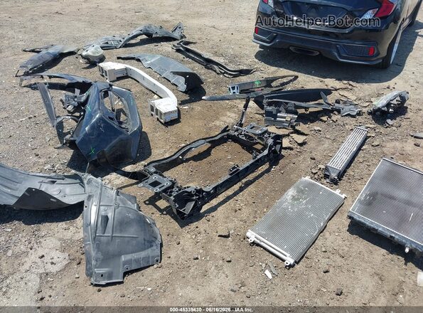 2HGFC3A54JH757740 2018 HONDA CIVIC Black ხელსაწყოთა პანელის ხედი