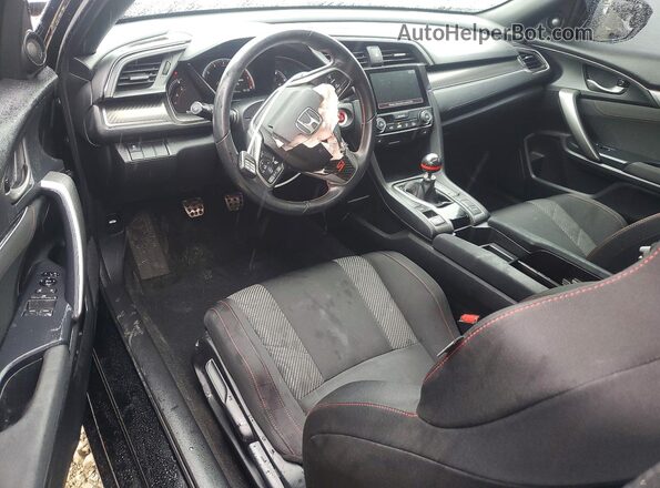 2HGFC3A55HH751598 2017 HONDA CIVIC Черный Вид панели приборов