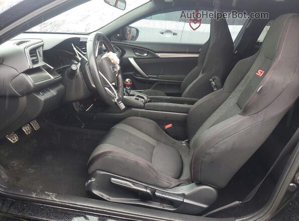 2HGFC3A55HH751598 2017 HONDA CIVIC Черный Вид салона спереди