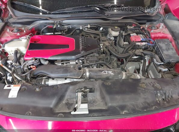 2HGFC3A56KH750743 2019 HONDA CIVIC Red Vista trasera