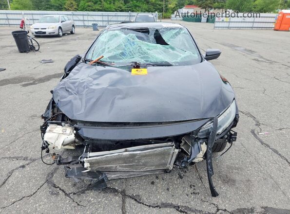 2HGFC3A56LH753949 2020 HONDA CIVIC Black Front view