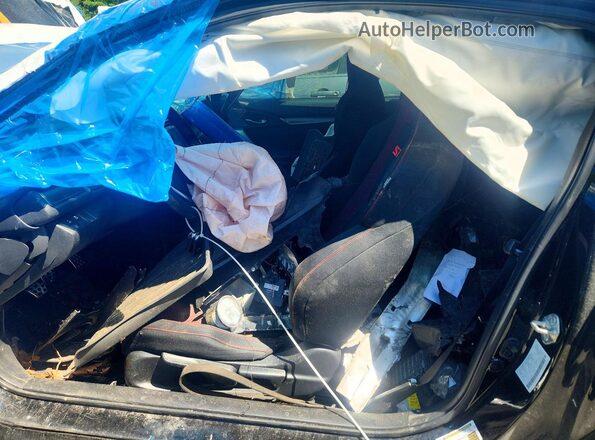 2HGFC3A56LH753949 2020 HONDA CIVIC Black Front interior view