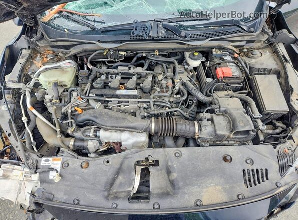 2HGFC3A56LH753949 2020 HONDA CIVIC Black Rear interior view