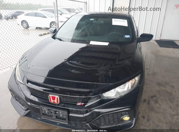2HGFC3A58JH755781 2018 HONDA CIVIC Black Դիմացի տեսք