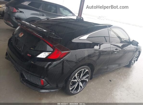 2HGFC3A58JH755781 2018 HONDA CIVIC Black Սալոնի հետևի տեսք