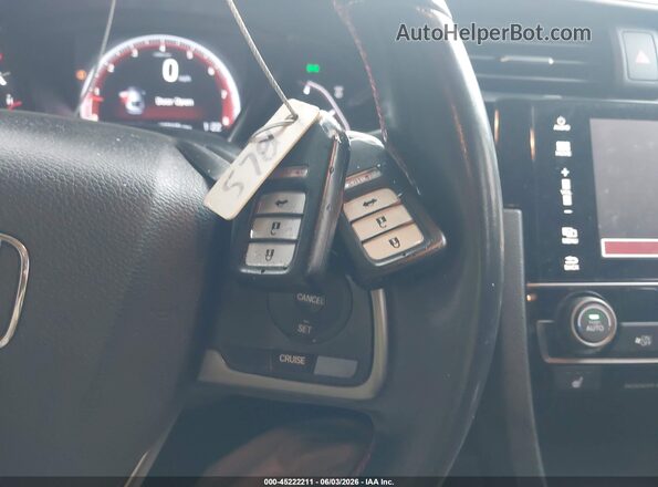 2HGFC3A58JH755781 2018 HONDA CIVIC Black Առջևի վահանակի տեսք