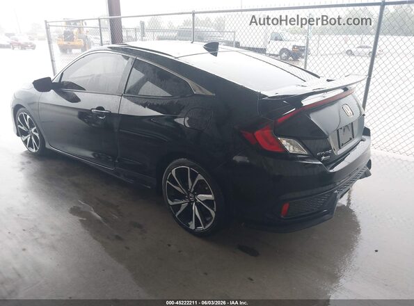 2HGFC3A58JH755781 2018 HONDA CIVIC Black Հետևի ձախ