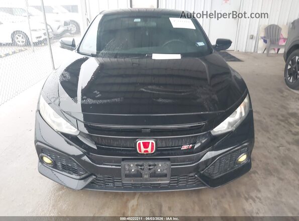 2HGFC3A58JH755781 2018 HONDA CIVIC Black Սարքավորումների վահանակի տեսք