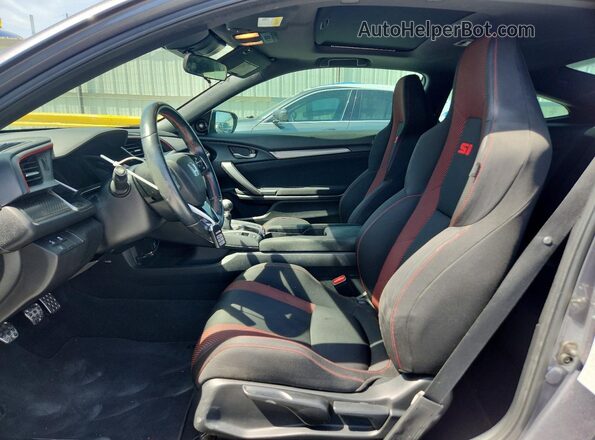 2HGFC3A5XLH754182 2020 HONDA CIVIC Charcoal Вид салону спереду