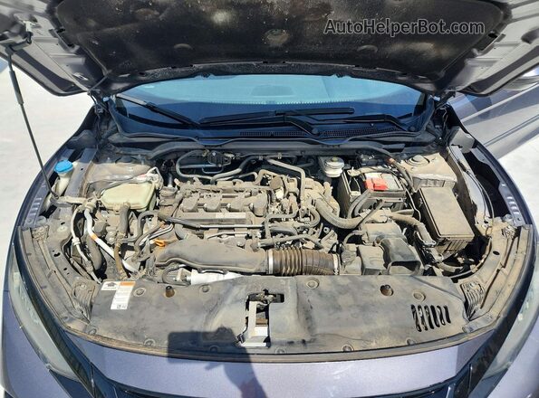 2HGFC3A5XLH754182 2020 HONDA CIVIC Charcoal Вид задньої частини салону