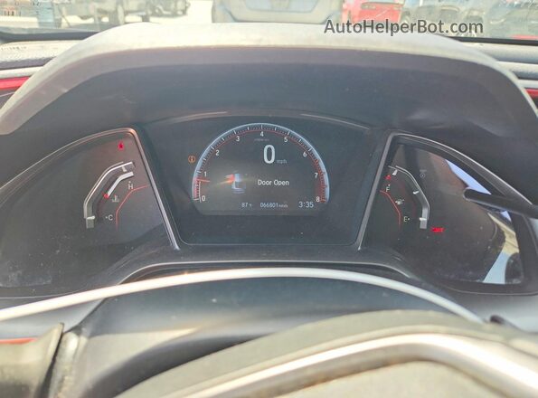 2HGFC3A5XLH754182 2020 HONDA CIVIC Charcoal Вид щитка приладів