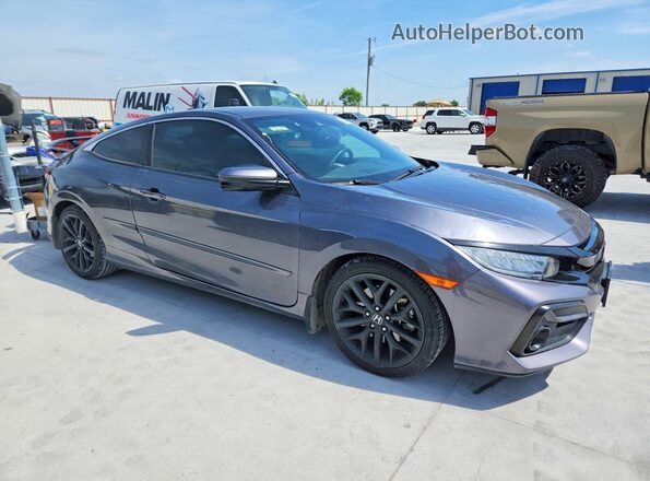 2HGFC3A5XLH754182 2020 HONDA CIVIC Charcoal Передня права чверть