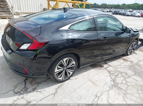 2HGFC3B30HH350294 2017 HONDA CIVIC Black Tył prawy