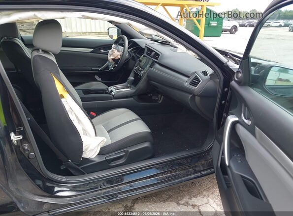 2HGFC3B30HH350294 2017 HONDA CIVIC Black Widok wnętrza z przodu