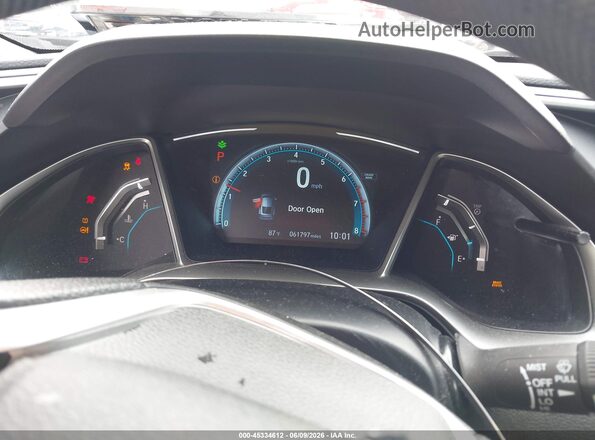 2HGFC3B30HH350294 2017 HONDA CIVIC Black Widok tylnych siedzeń