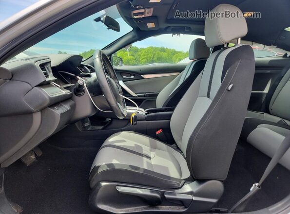 2HGFC3B30JH353363 2018 HONDA CIVIC Gray Вид салону спереду