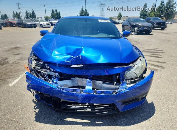 2HGFC3B30JH355677 2018 HONDA CIVIC Синий Вид спереди