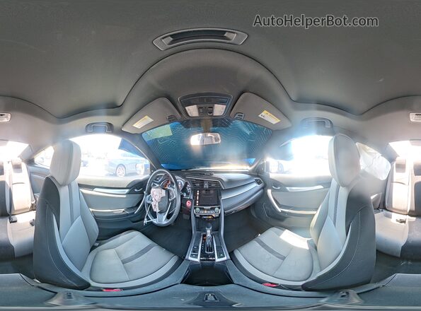 2HGFC3B30JH355677 2018 HONDA CIVIC Синий Вид наклейки с VIN-кодом