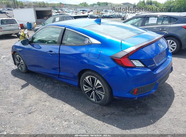 2HGFC3B31GH362095 2016 HONDA CIVIC Blue Tył lewy