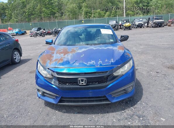2HGFC3B31GH362095 2016 HONDA CIVIC Blue Widok zestawu wskaźników
