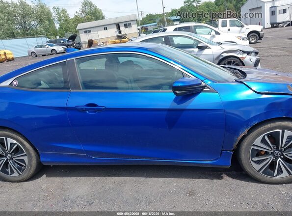 2HGFC3B31GH362095 2016 HONDA CIVIC Blue Widok wnętrza z tyłu