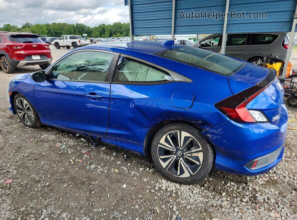 2HGFC3B31HH360476 2017 HONDA CIVIC Синий Задняя левая четверть