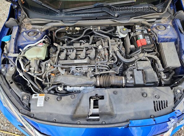 2HGFC3B31HH360476 2017 HONDA CIVIC Синий Вид задней части салона