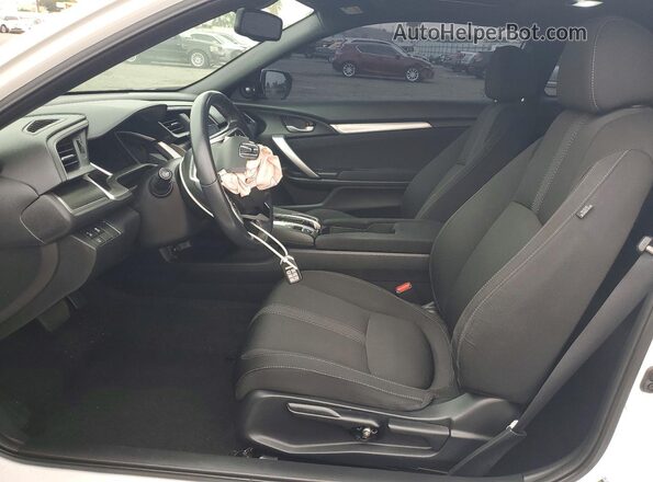 2HGFC3B32KH356220 2019 HONDA CIVIC White წინა სალონის ხედი