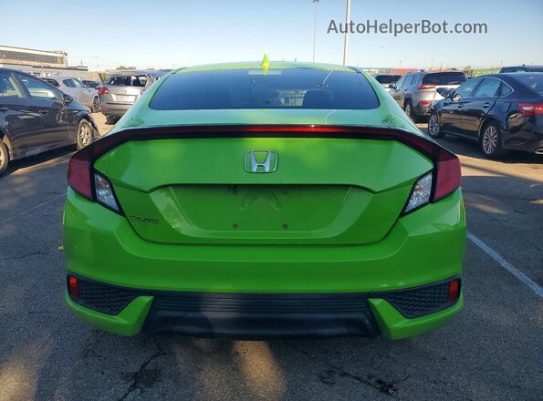 2HGFC3B33HH354081 2017 HONDA CIVIC Green Вид ззаду