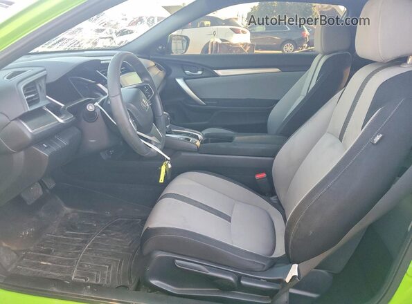 2HGFC3B33HH354081 2017 HONDA CIVIC Green Вид салону спереду
