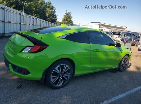 2HGFC3B33HH354081 2017 HONDA CIVIC Green Задня права чверть