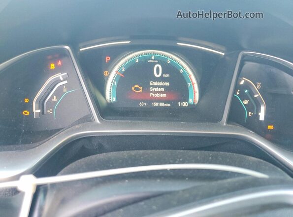 2HGFC3B33HH354081 2017 HONDA CIVIC Green Вид щитка приладів