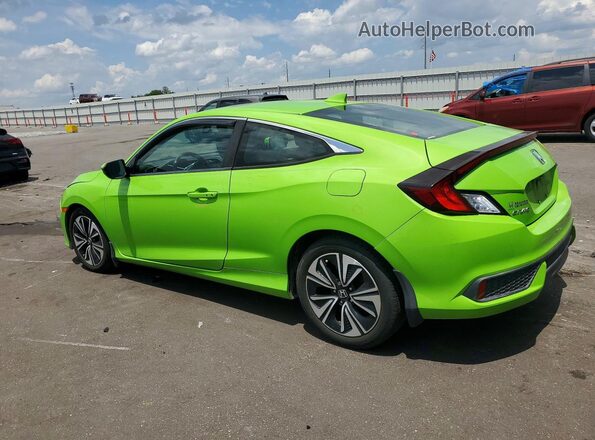 2HGFC3B33HH355585 2017 HONDA CIVIC Green Հետևի ձախ