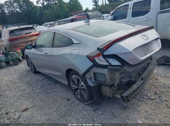 2HGFC3B33HH359653 2017 HONDA CIVIC Silver Rear interior view