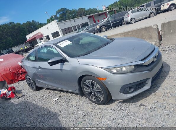 2HGFC3B33HH359653 2017 HONDA CIVIC Silver Instrument cluster view