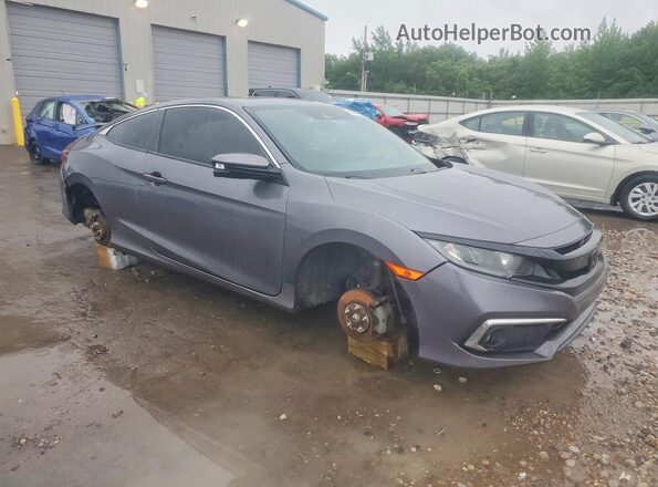 2HGFC3B33KH354783 2019 HONDA CIVIC Gray Przód prawy