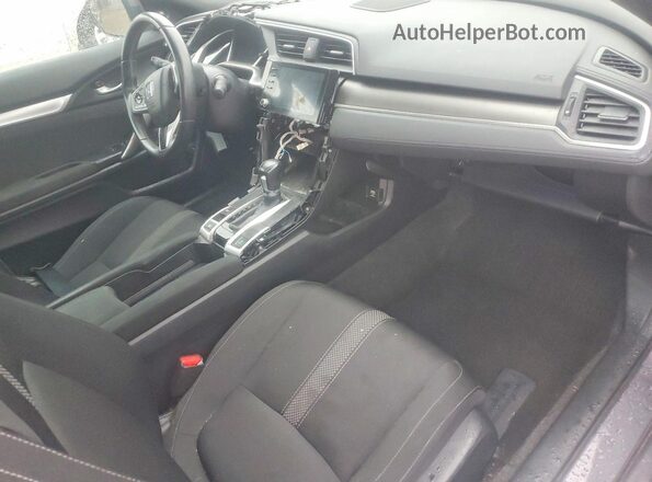 2HGFC3B33KH354783 2019 HONDA CIVIC Gray Widok deski rozdzielczej