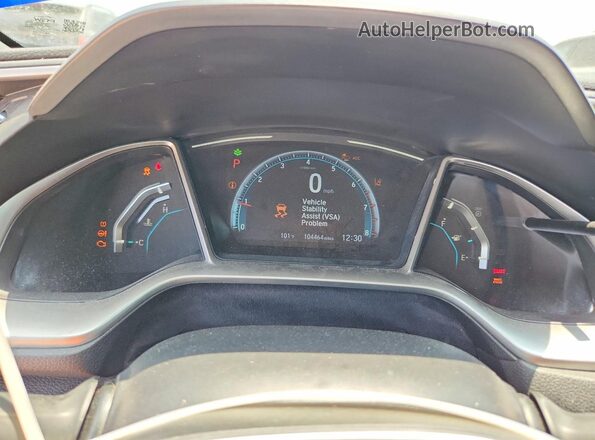 2HGFC3B33LH352565 2020 HONDA CIVIC Gray Widok zestawu wskaźników