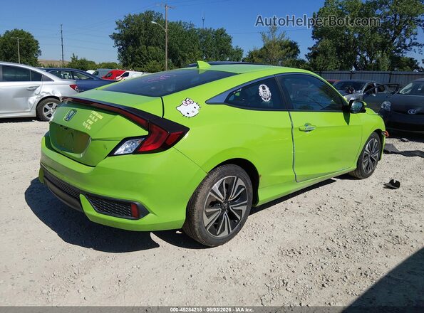2HGFC3B34GH358137 2016 HONDA CIVIC Green უკანა მარჯვენა