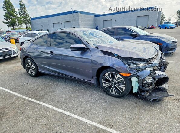 2HGFC3B35HH358388 2017 HONDA CIVIC Gray წინა მარჯვენა