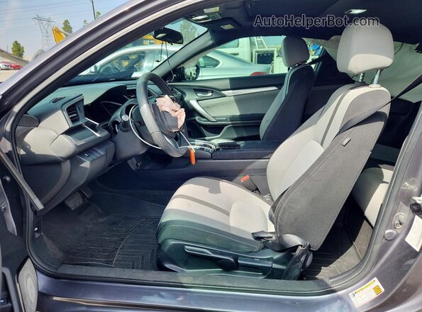 2HGFC3B35HH358388 2017 HONDA CIVIC Gray წინა სალონის ხედი