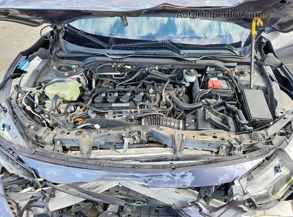 2HGFC3B35HH358388 2017 HONDA CIVIC Gray უკანა სალონის ხედი