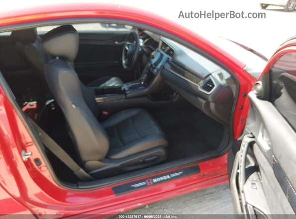 2HGFC3B37GH361632 2016 HONDA CIVIC Red წინა სალონის ხედი