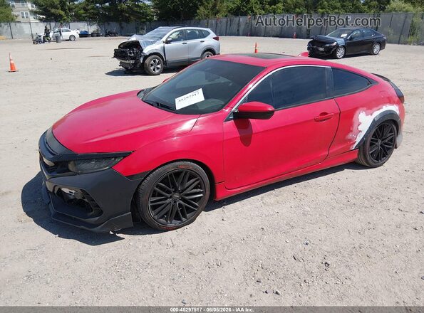 2HGFC3B37GH361632 2016 HONDA CIVIC Red წინა მარცხენა ხედი სამი მეოთხედიდან