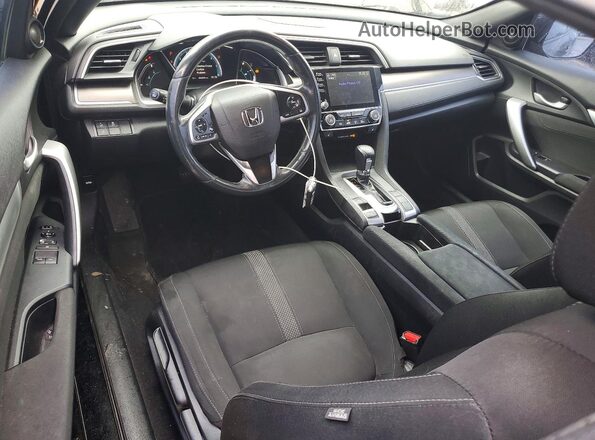 2HGFC3B37KH351787 2019 HONDA CIVIC Black წინა პანელის ხედი