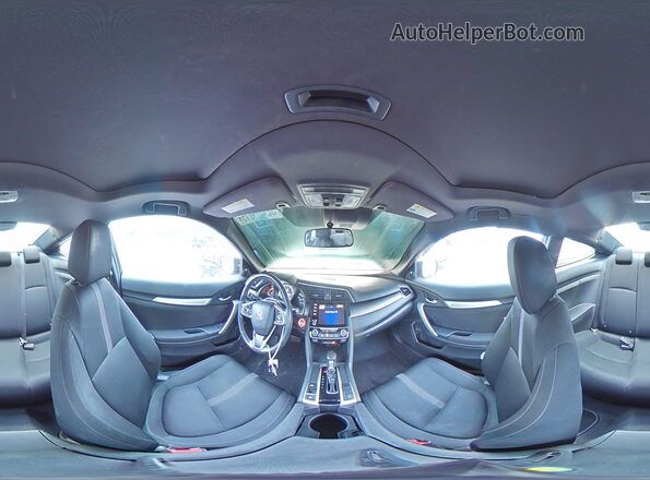 2HGFC3B37KH351787 2019 HONDA CIVIC Black VIN კოდის სტიკერის ხედი