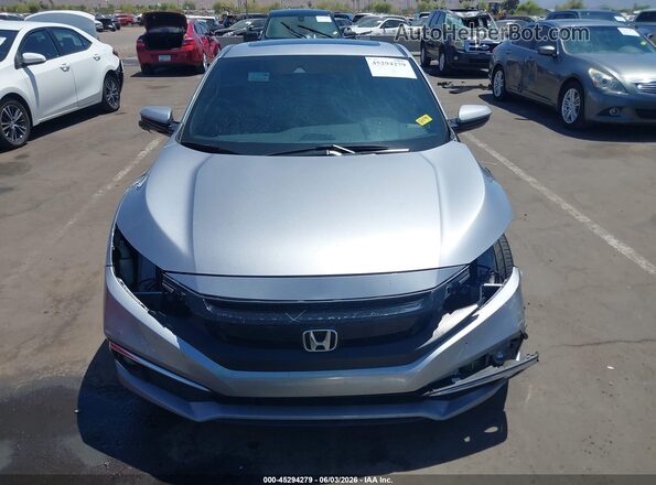 2HGFC3B37KH354902 2019 HONDA CIVIC Gray Widok z przodu