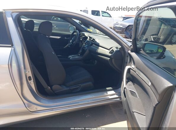 2HGFC3B37KH354902 2019 HONDA CIVIC Gray Widok wnętrza z przodu