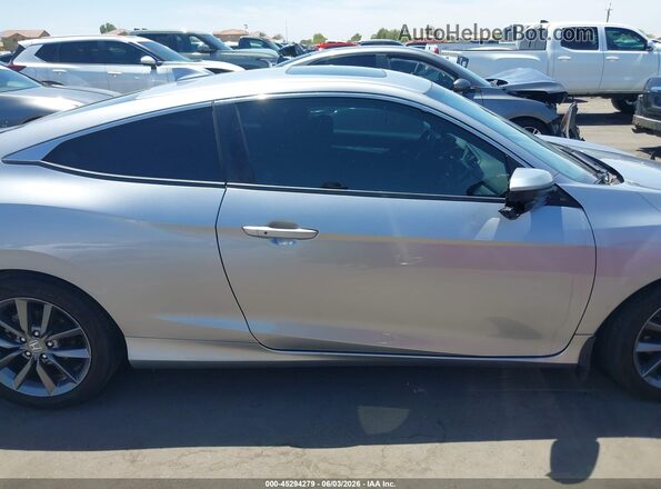 2HGFC3B37KH354902 2019 HONDA CIVIC Gray Widok wnętrza 360 stopni