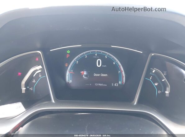 2HGFC3B37KH354902 2019 HONDA CIVIC Gray Widok tylnych siedzeń